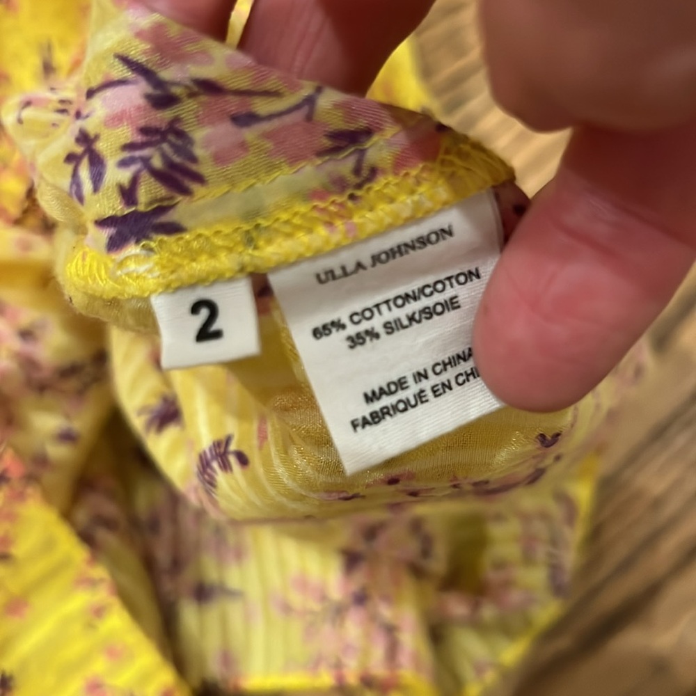 Ulla Johnson Yellow Top - Picture 3 of 4